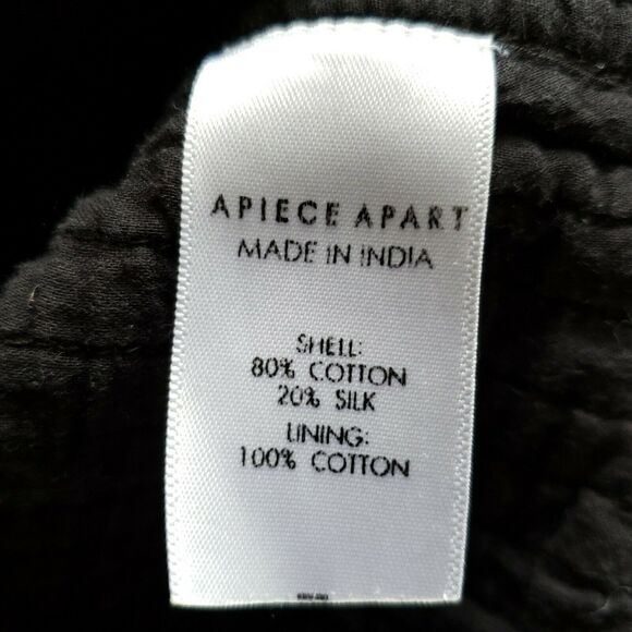 APIECE APART Boro striped colorblock quilted wrap jacket kimono stripe mixto 6 - Picture 10 of 11